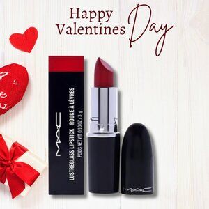 MAC Lustreglass Sheer-Shine Lipstick 502 Cockney 0.1 Oz / 3g